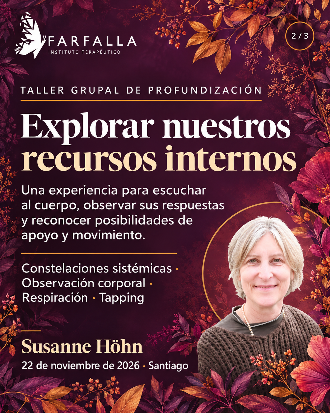 Susanne Höhn y la propuesta de exploración de recursos internos